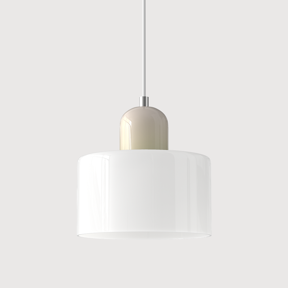 LumyHome | Coloured glass Bauhaus pendant light