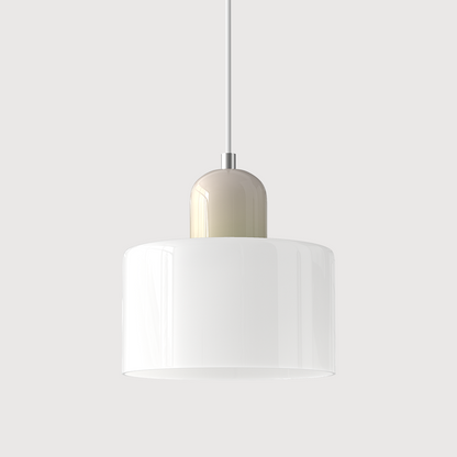 LumyHome | Coloured glass Bauhaus pendant light