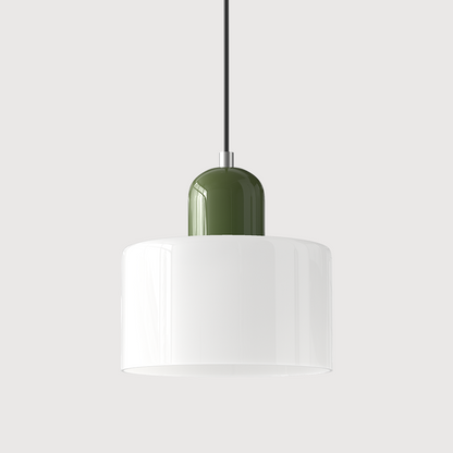 LumyHome | Coloured glass Bauhaus pendant light