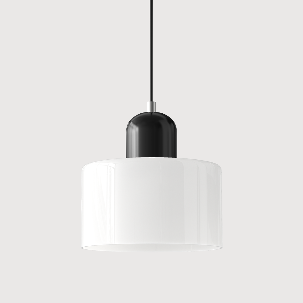 LumyHome | Coloured glass Bauhaus pendant light
