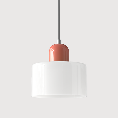 LumyHome | Coloured glass Bauhaus pendant light