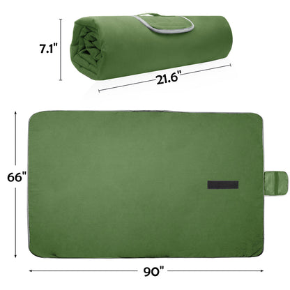 Outdoors Waterproof Throw Blanket for Trip, 66”x 90”