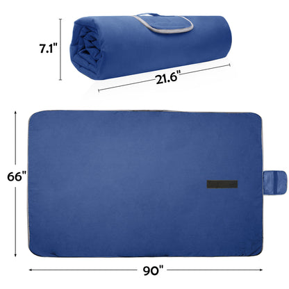 Outdoors Waterproof Throw Blanket for Trip, 66”x 90”