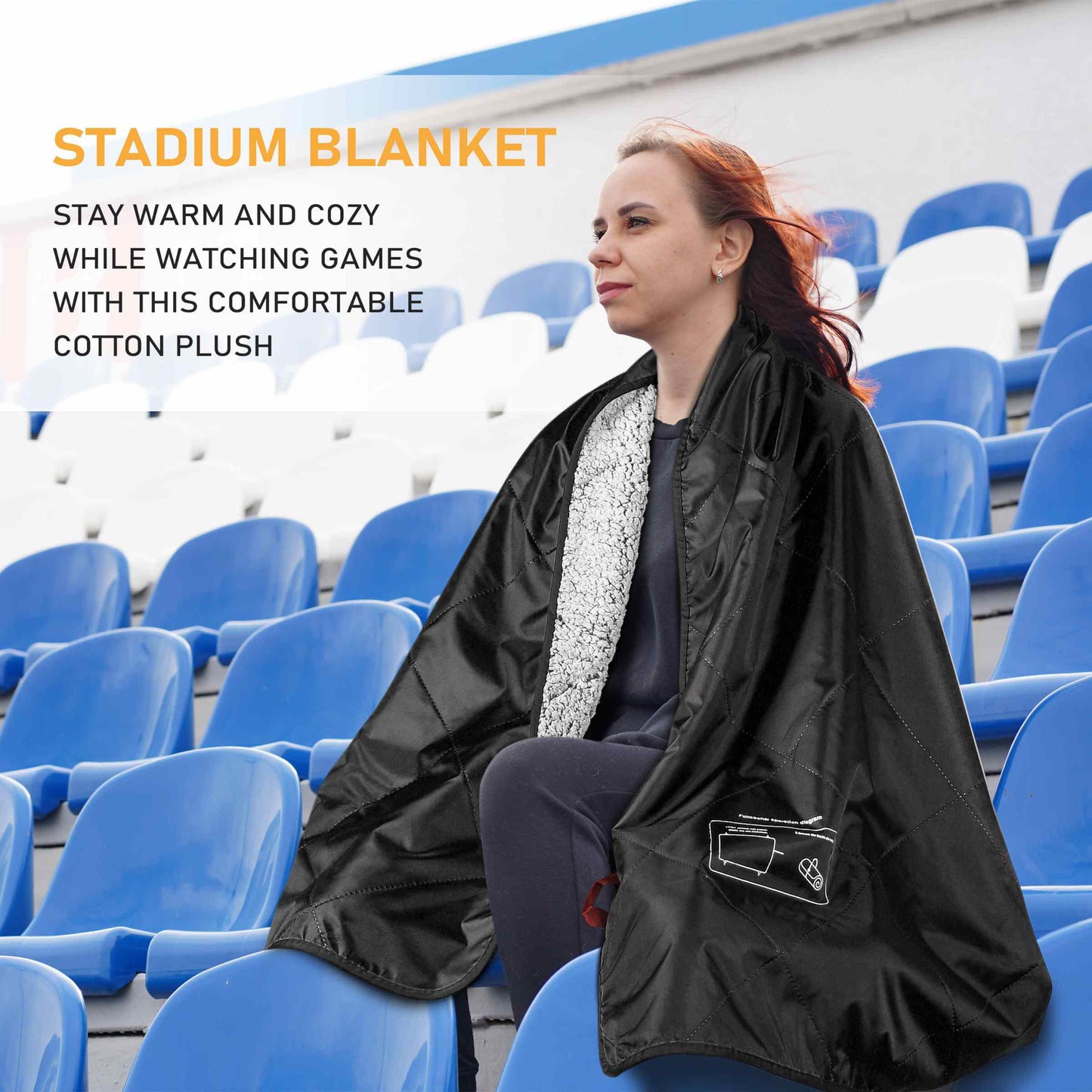 Solaris by Tirrinia Ultra Soft Comfortable Stadium Waterproof Blanket