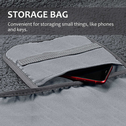 Waterproof Stadium Blanket with Sherpa Lining for Stadium 51''×59''