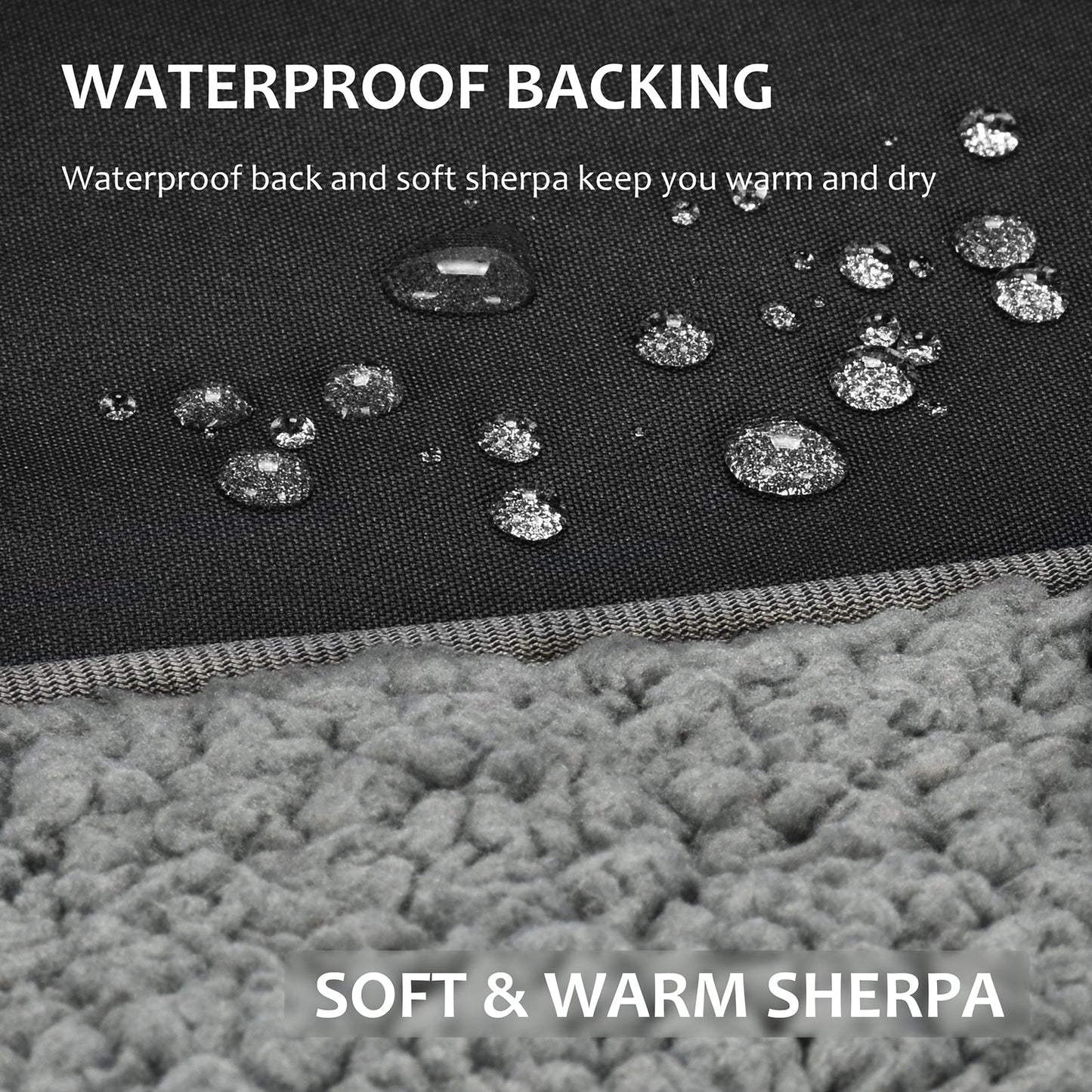 Outdoors Waterproof Throw Blanket for Trip, 66”x 90”