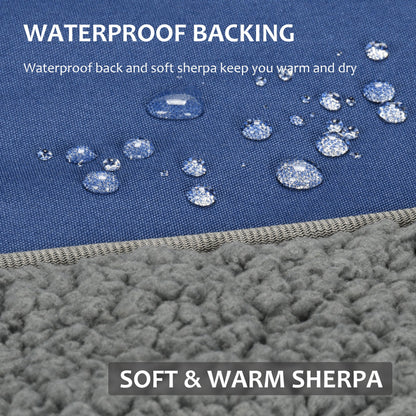 Outdoors Waterproof Throw Blanket for Trip, 66”x 90”