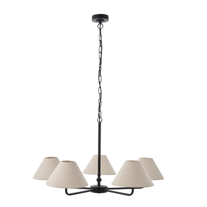 Lille 5 Pendant Light - Matte Black