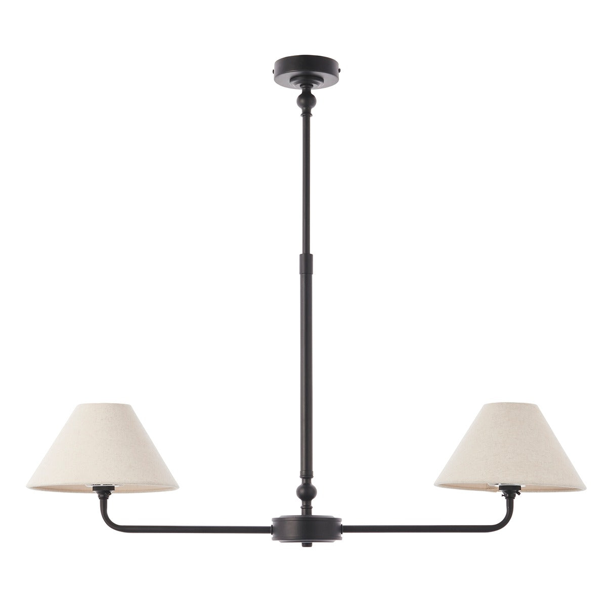 Lille 2 Pendant Light - Matte Black