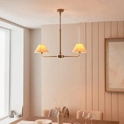 Lille 2 Pendant Light Antique Brass