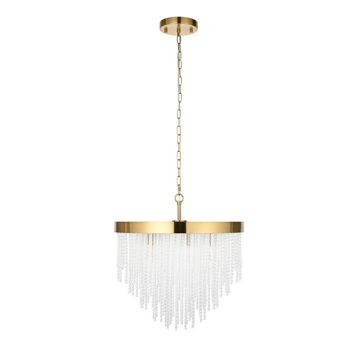 Anistoria 5 Pendant Light - Brushed Aged Brass