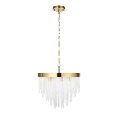 Anistoria 5 Pendant Light - Brushed Aged Brass