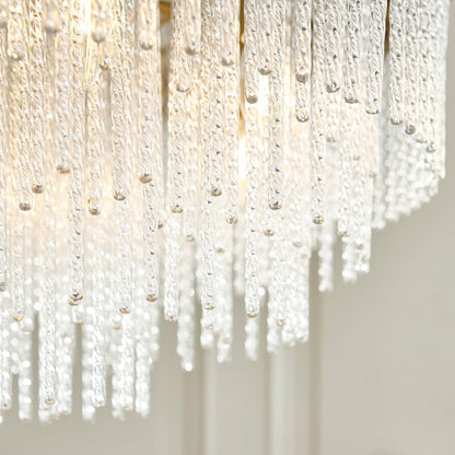 Anistoria Grand 9 Pendant Light - Brushed Aged Brass