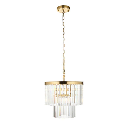 Conaston 4 Pendant Light - Brushed Aged Brass