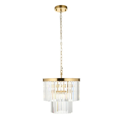 Conaston 4 Pendant Light - Brushed Aged Brass