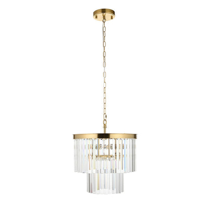 Conaston 4 Pendant Light - Brushed Aged Brass