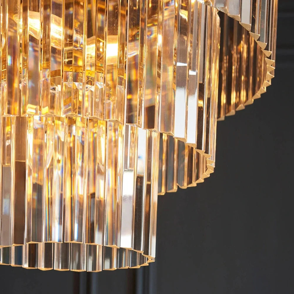 Conaston 7 Pendant Light - Brushed Aged Brass