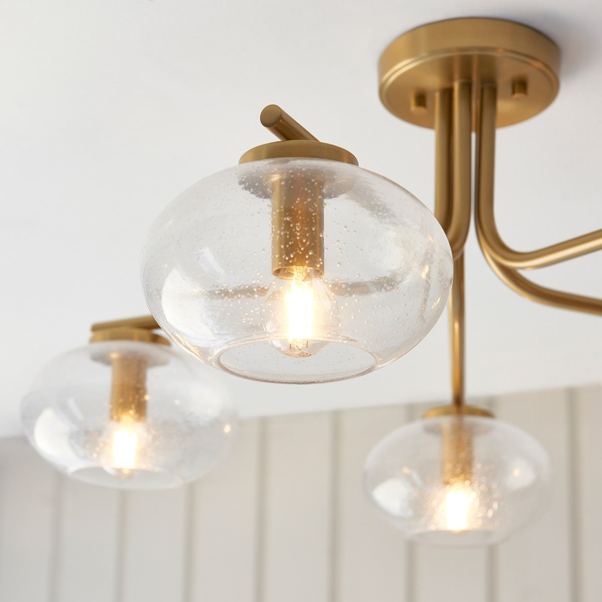 Jacob 5 Ceiling Light - Warm Brass