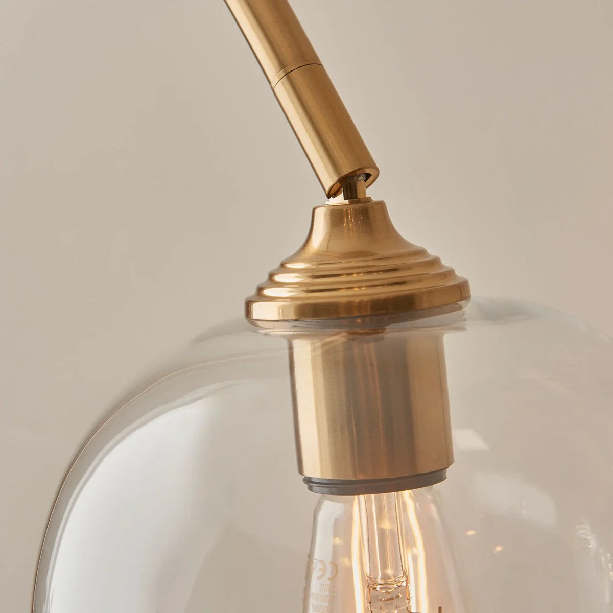 Ashcroft Floor Lamp - Brushed Aged Brass