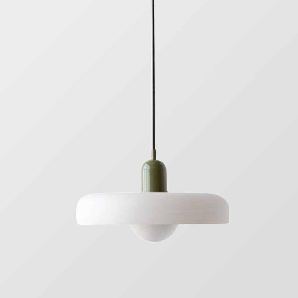 LumyHome | Bauhaus Hängeleuchte aus farbigem Glas