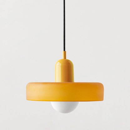 LumyHome | Bauhaus Hängeleuchte aus farbigem Glas