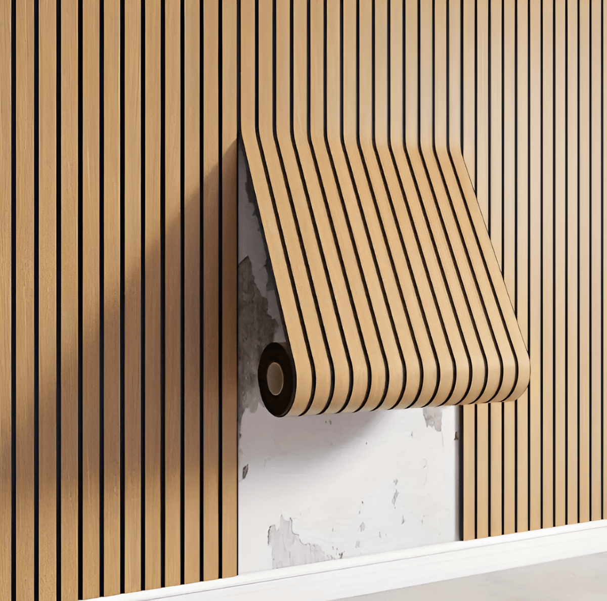 3D Akupanel – Self-Adhesive Wood-Effect Wall Panels
