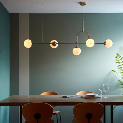 Bella 5 Light Pendant Light - Gold