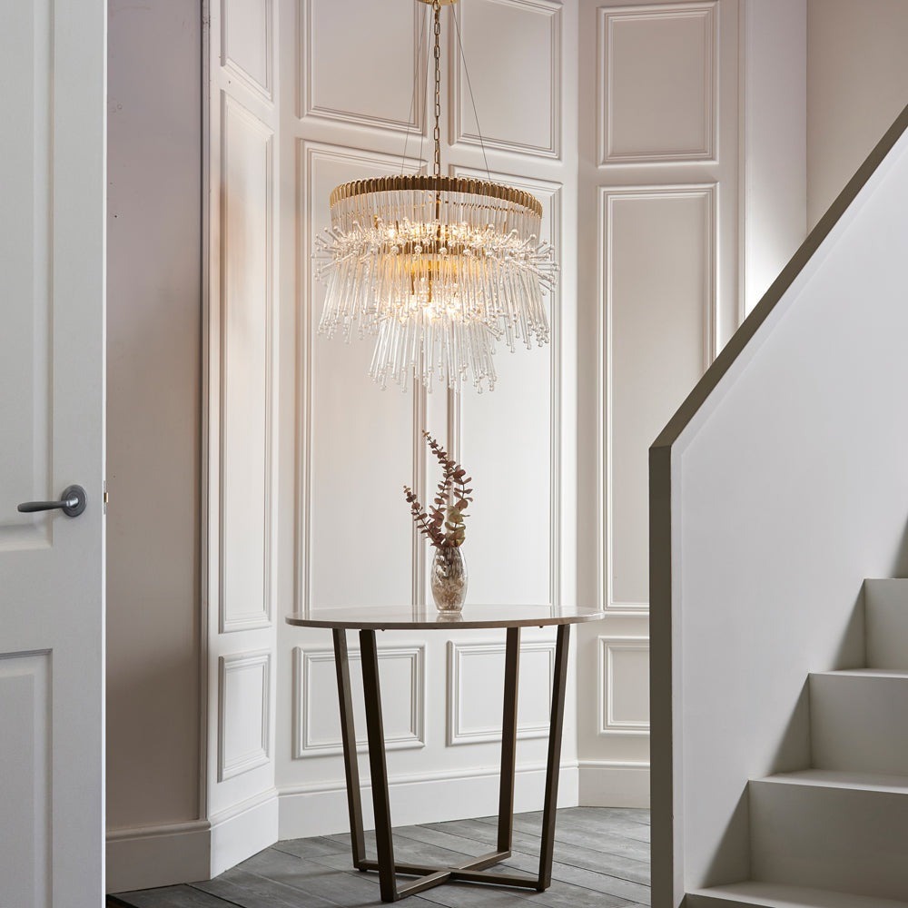 Lily 9 Pendant Light - Gold