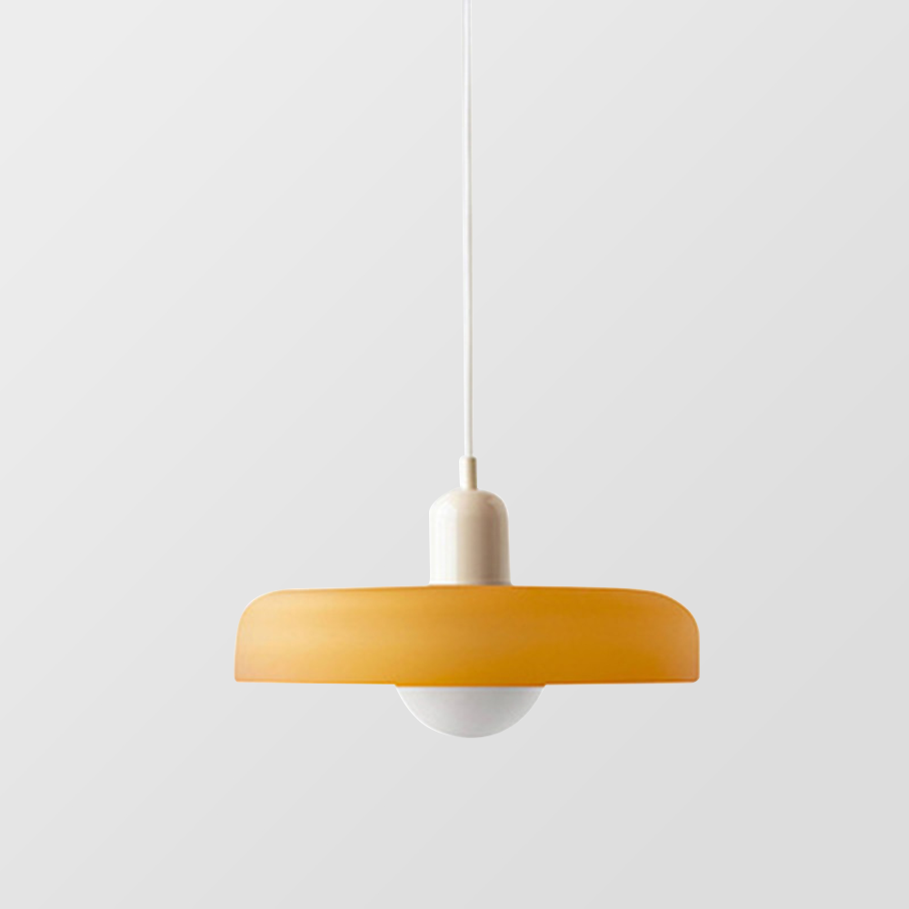 LumyHome | Bauhaus Hängeleuchte aus farbigem Glas