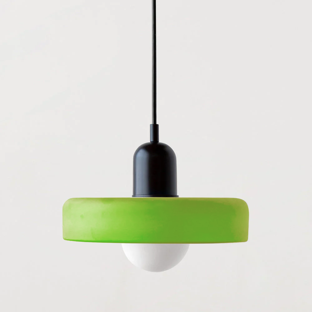 LumyHome | Bauhaus Hängeleuchte aus farbigem Glas