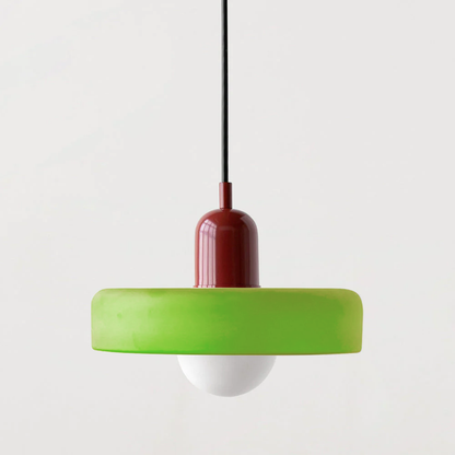 LumyHome | Bauhaus Hängeleuchte aus farbigem Glas