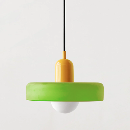 LumyHome | Bauhaus Hängeleuchte aus farbigem Glas
