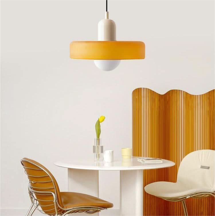 LumyHome | Bauhaus Hängeleuchte aus farbigem Glas