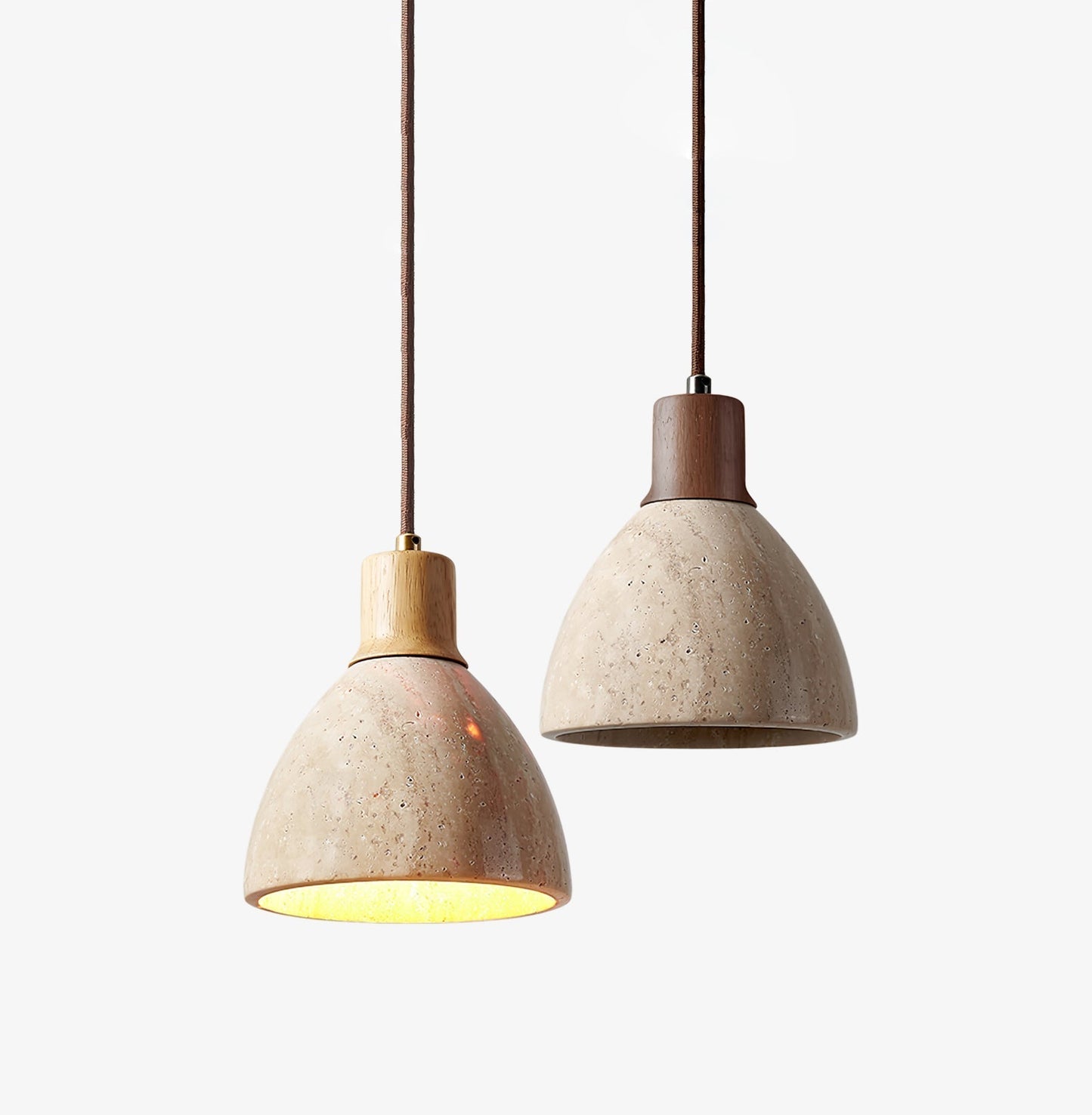 Mosha Travertine Pendant Light