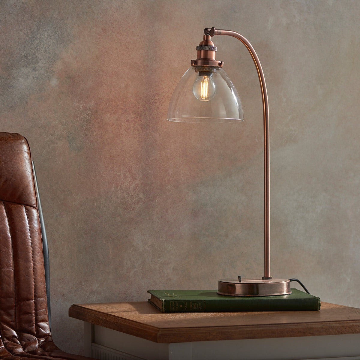 Hansen Table Lamp - Aged Copper