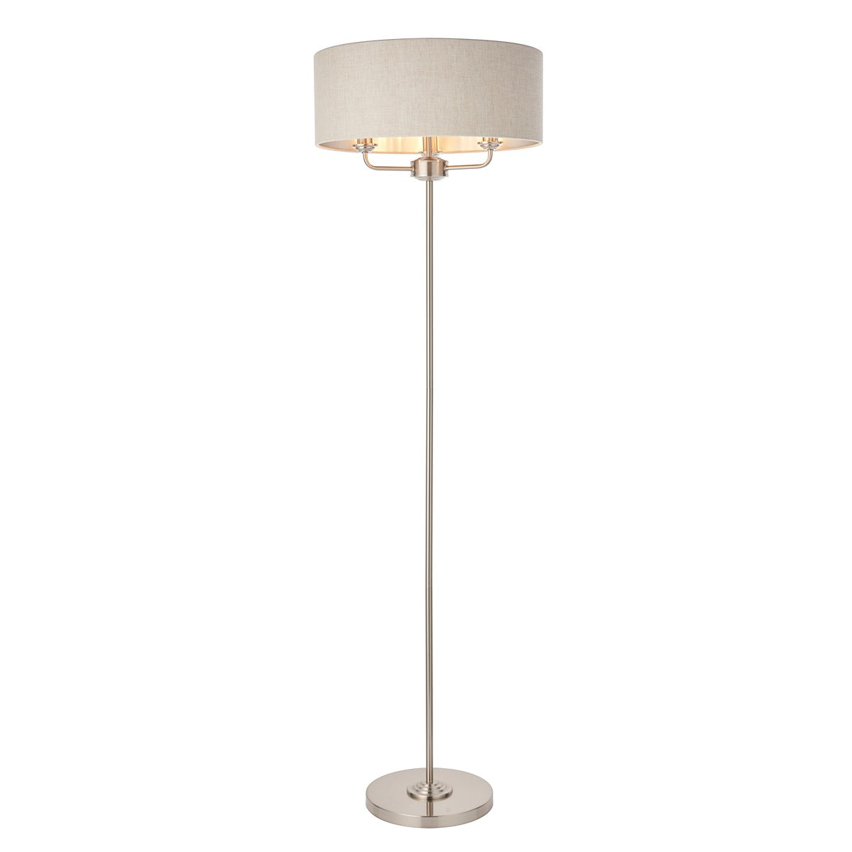 Highclere Floor Lamp - Chrome