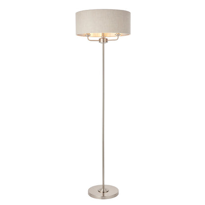 Highclere Floor Lamp - Chrome