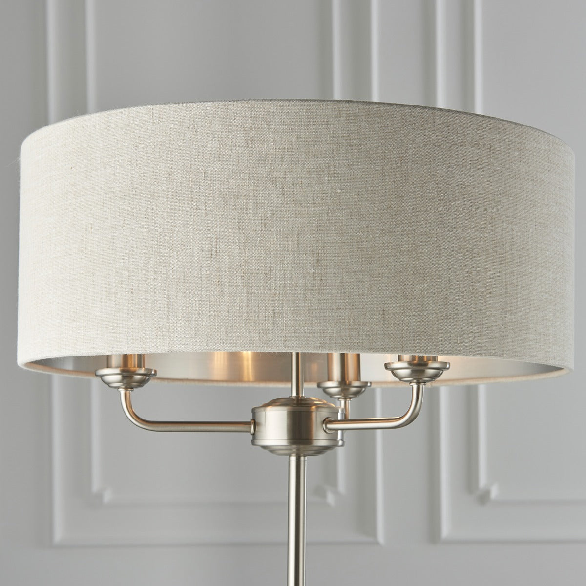 Highclere Floor Lamp - Chrome