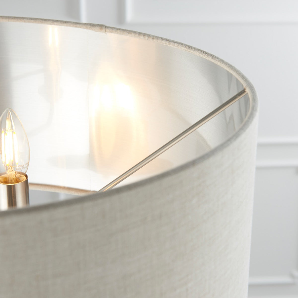 Highclere Floor Lamp - Chrome