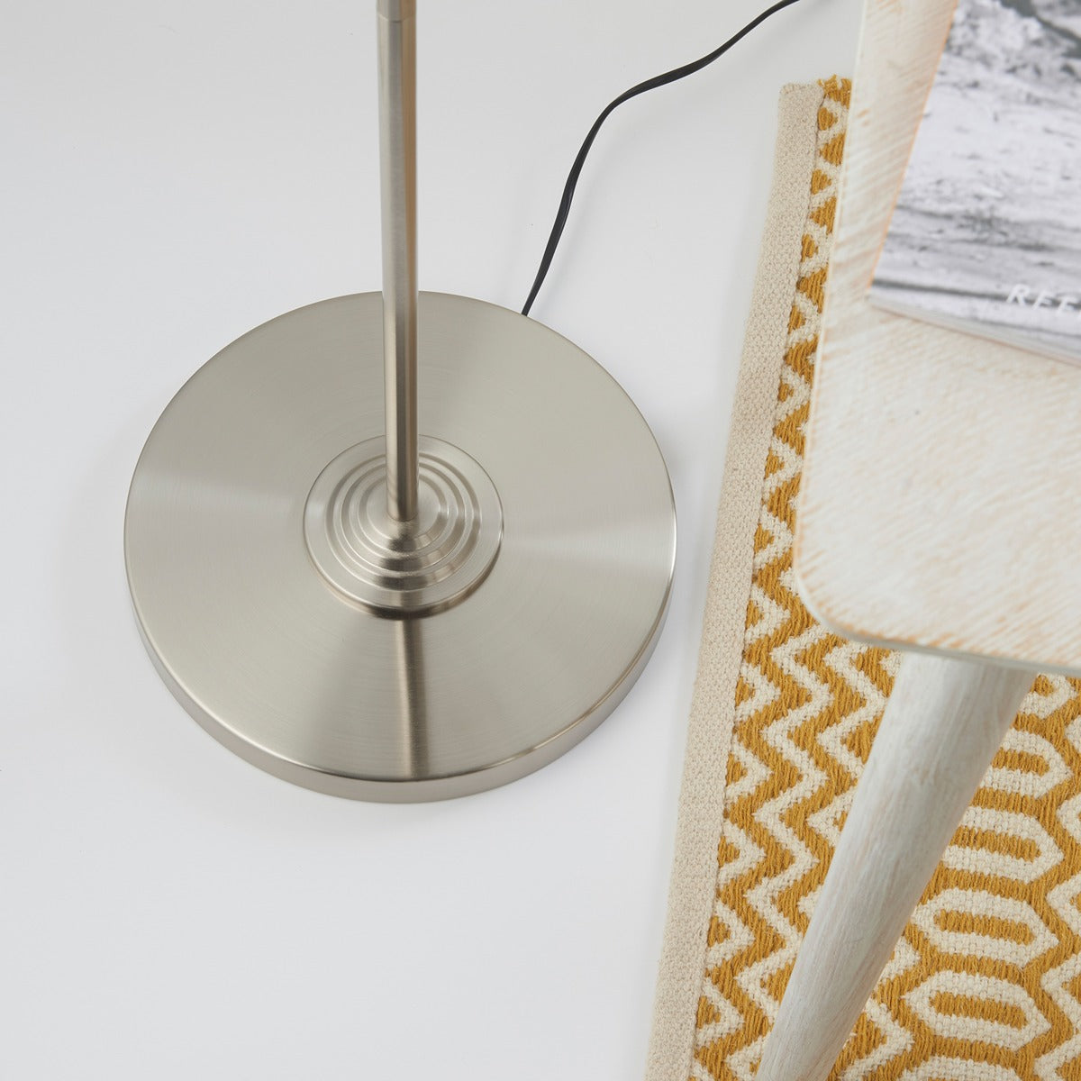 Highclere Floor Lamp - Chrome