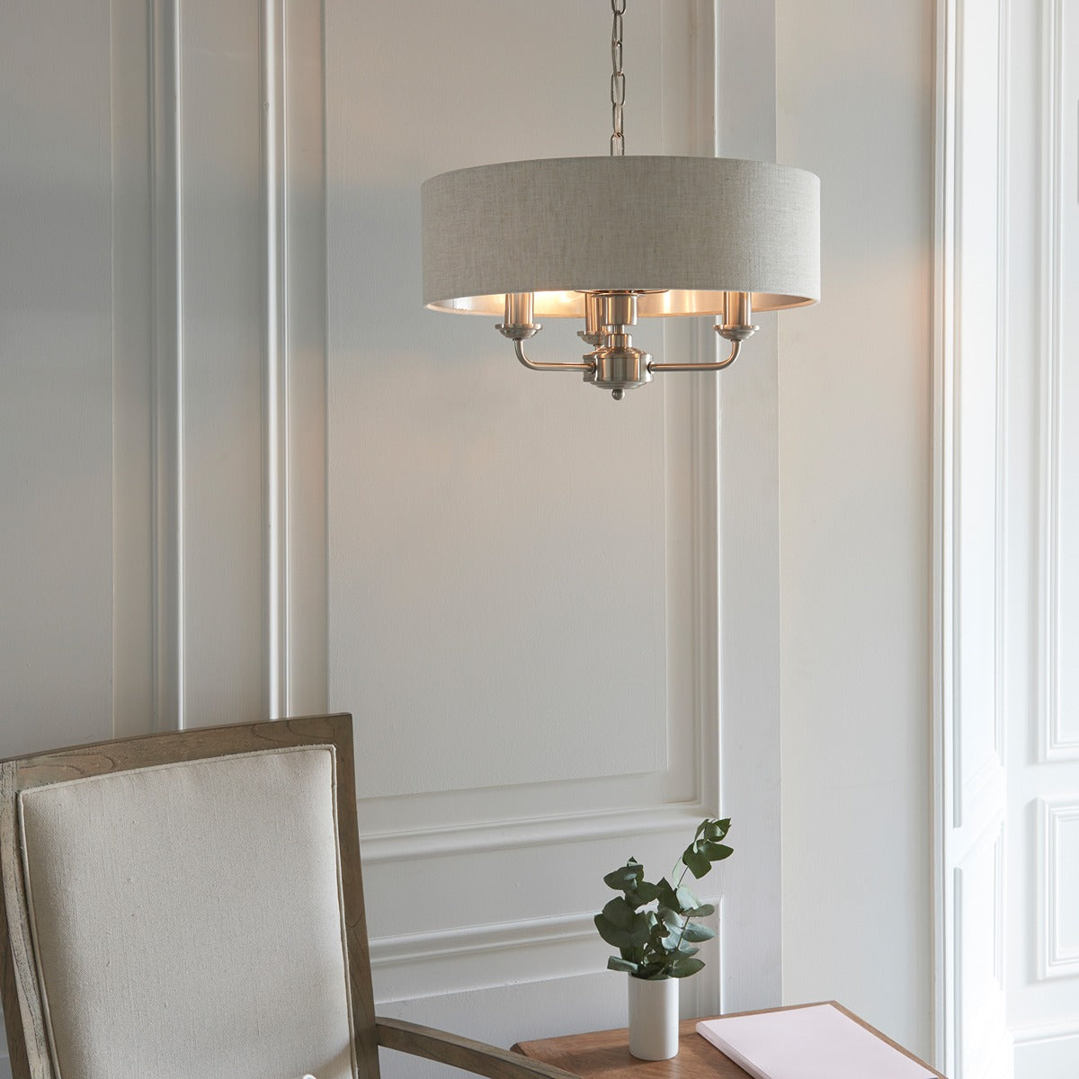 Highclere Pendant Light - Chrome