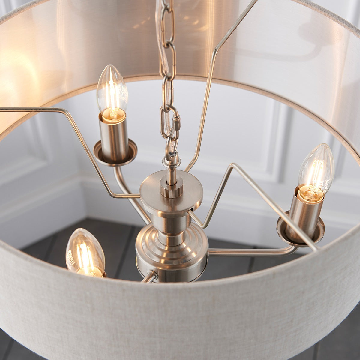 Highclere Pendant Light - Chrome