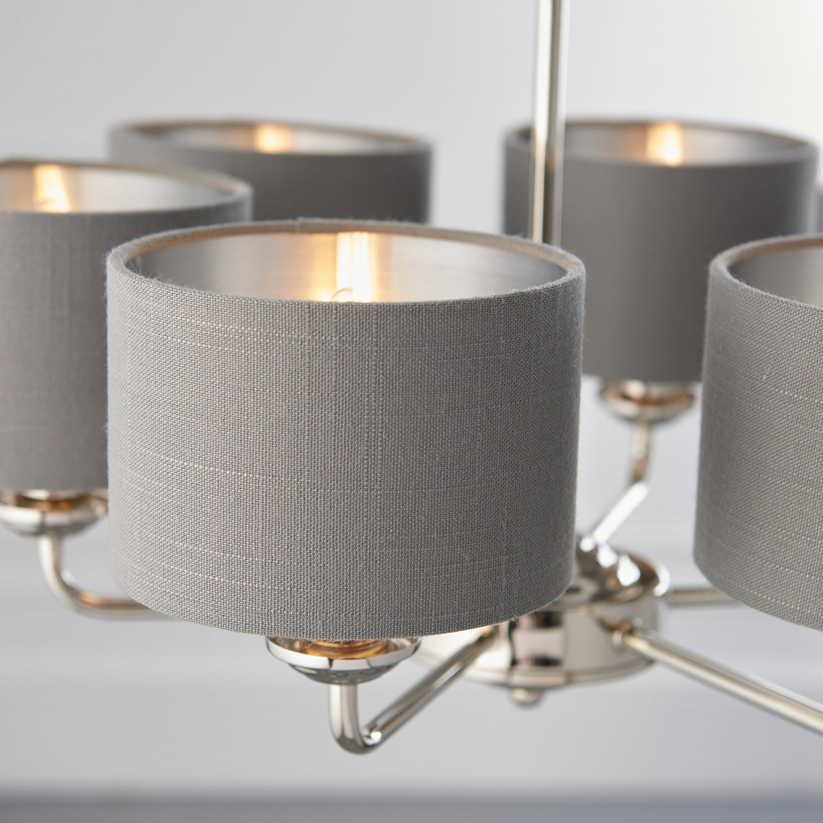 Highclere 6 Multi Pendant - Nickel