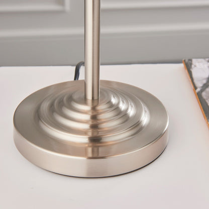 Highclere 3 Table Lamp - Chrome