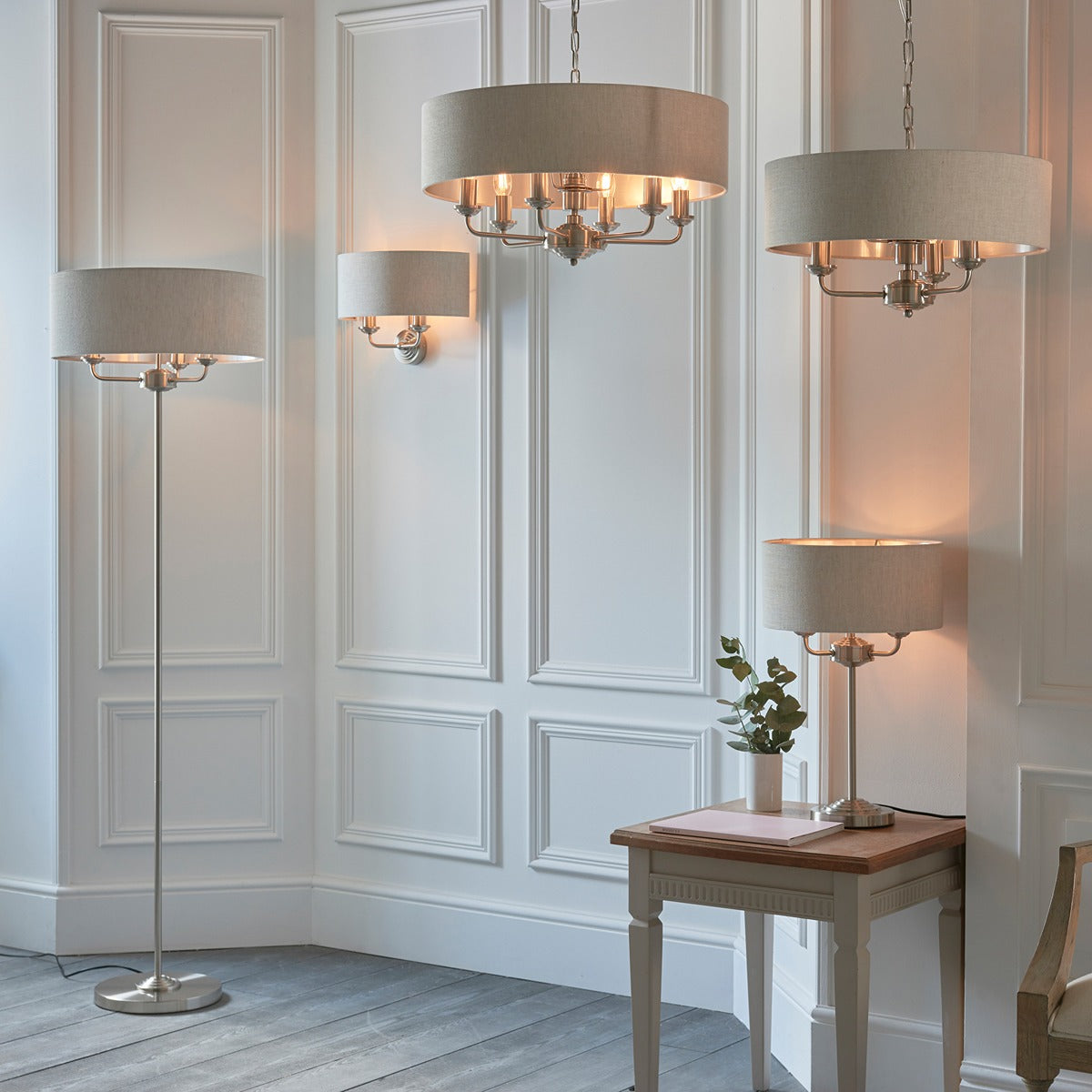 Highclere Wall Light - Chrome