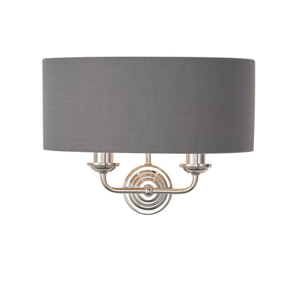 Highclere Wall Light - Nickel