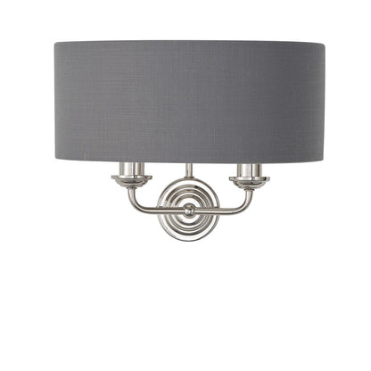 Highclere Wall Light - Nickel