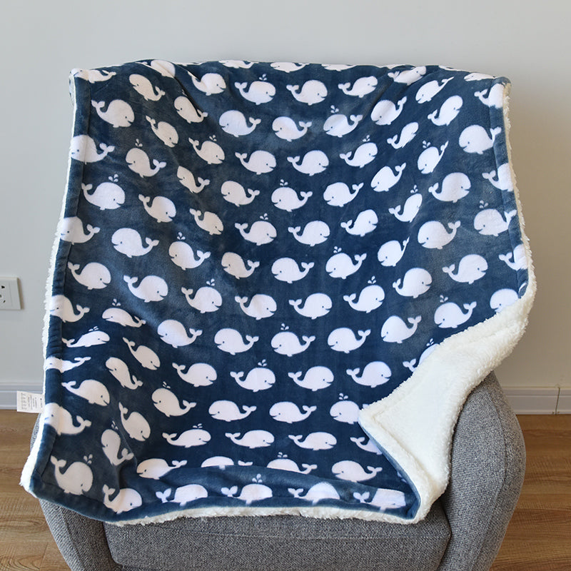 Baby Blanket Infant Bed Reversible | Printed Design