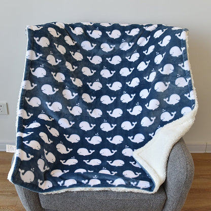 Baby Blanket Infant Bed Reversible | Printed Design
