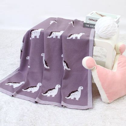 Baby Blankets Knitted | Dinosaur Design
